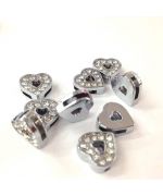 encantos de diamantes de imitación de 10 mm