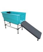 Ramp for large dog tub