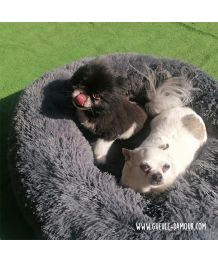 Panier pour chien et chat ultra douillet - Cocooning Gris