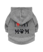 dog sweater i love mom