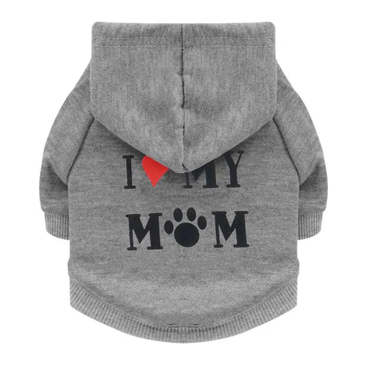 dog sweater i love mom