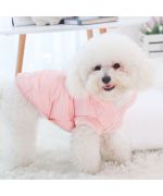 pink dog coat