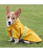Waterproof furry dog coat