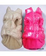 Waterproof dog jumpsuit - red