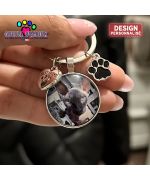 key ring with photo