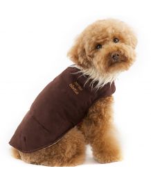 Coat dog suede - Brown