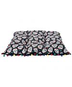 alfombra de calavera de gato