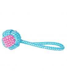 Juguete de cuerda para perros pequeños con asa