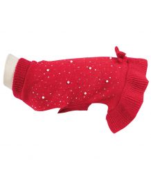 Sweater for dogs and cats - red princess