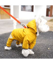 Urban Raincoat for dogs and cats - yellow