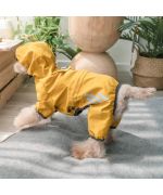 raincoat for small dogs with paw