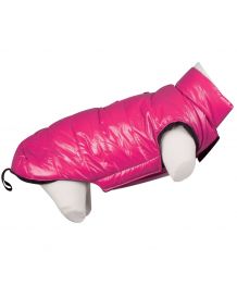 Doudoune pour chien imperméable fourrée - rose