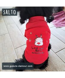 Jersey navideño para perros y gatos - Reno