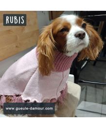 Fringed dog poncho
