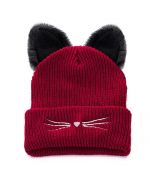 Bonnet pour fille chat