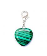 Pendentif pierre malachite