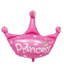 Ballon d'anniversaire couronne - Princesse