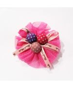 barrette rose pour chien