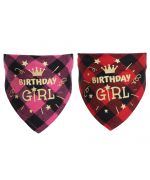 Foulard Joyeux Anniversaire pour chien - fille