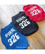 personalized female dog t-shirt