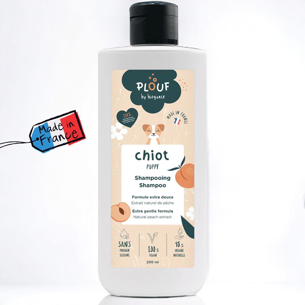 Shampooing doux pour chiot