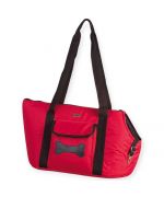 sac de transport rouge pour petite chienne
