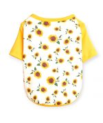 tshirt fleur pour chien