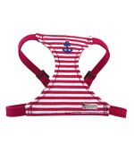 red marine dog harness