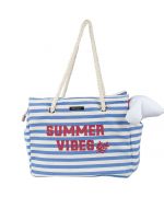 Bolsa de transporte azul marino para perros pequeños