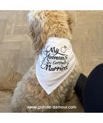 bandana mariage pour chien