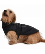 black waterproof fur coat for large dogs