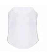 camiseta blanca lisa para perros para personalizar con nombre, apellido, foto a precio rebajado en original pet shop