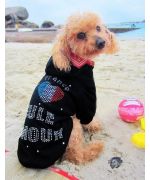 Habit pour chien avec ces strass spécial chihuahua, yorkshire, carlin, bichon, fox, schnauzer, jack... Livraison offerte 24/48H