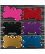 Medal in the shape of bones to burn for dog and cat not expensive free delivery france, belgium, switzerland, italy...