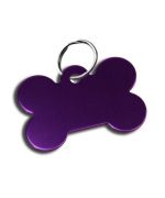 Medal to engrave colored pet bone shape free shipping, lyon, paris, marseille, montpellier, metz...