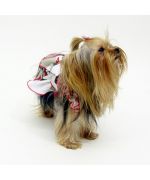 Vetement pour chienne robe volant très belle en vente sur notre animalerie en ligne fashion chien et chat