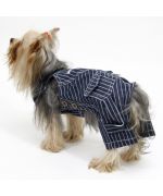 Salopette pour chien style jean ultra souple et confortable pour petit et grand chien sur boutique originale de cadeaux chiens