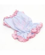 Blue and pink dog clothes with butterfly pattern frills cheap on cheap dog shop design gueule d'amour