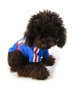 camiseta de fútbol para animales Francia para apoyar perros y gatos en la tienda para su deporte animal