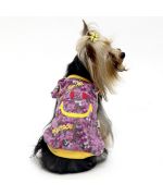 Summer floral clothing for original inexpensive dog: t-shirt for chihuahua, yorkshire terrier, bulldog, sharpei..