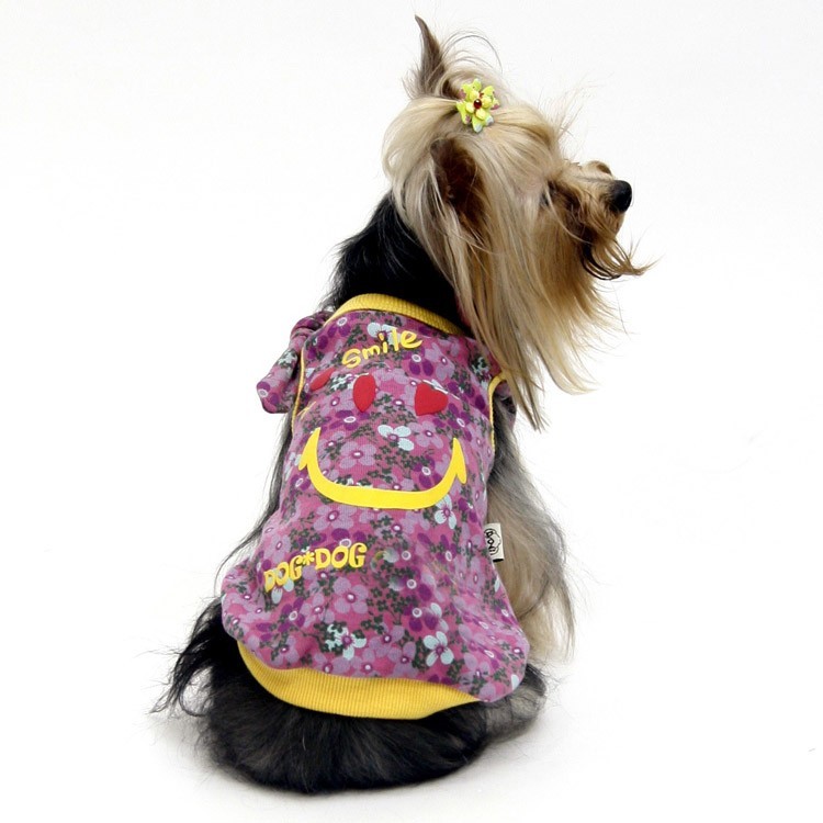 Ropa floral de verano para perro original y económica: camiseta para chihuahua, yorkshire terrier, bulldog, sharpei..
