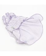 Elegant dress for mauve dog with bow on the back white gingham for wedding...Yorkshire, chihuahua, bichon, westie, spitz
