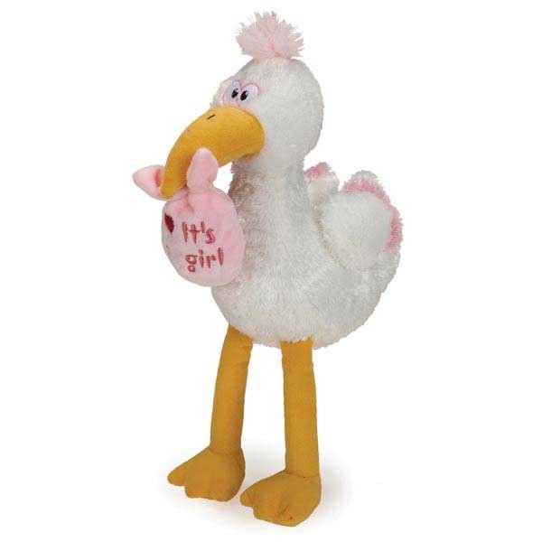 stork toy collection blue pink cute christmas birth gift idea toy cheap child girl boy