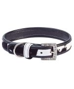 comprar collar de diamantes de imitación negro para westie muy elegante moda hermoso diseño cuero entrega marsella nantes lyon