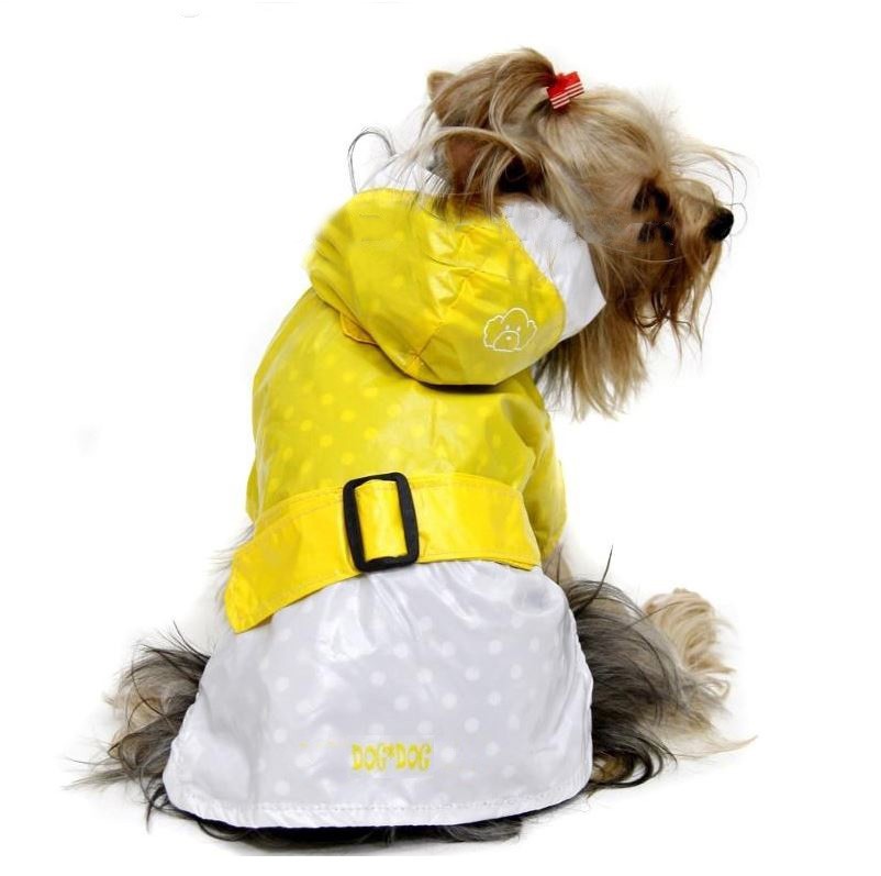 Waterproof raincoat for dog yellow original sailor gift dog cheap christmas birthday...boutique mouth of love