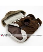 Collection de vetement hiver pour chien chiot chienne animaux de compagnie originale et fun impermeable chaud neige pluie