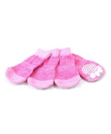 Lot of socks for dog and cat pink melange