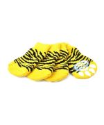 Calcetines para perros y gatos leopardo - amarillo