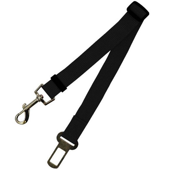 Ceinture de securité noire pour animal pas chere livraison rapide gratuite gueule d amour