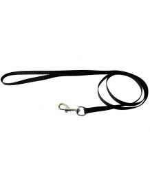 Basic black dog and cat leash - black